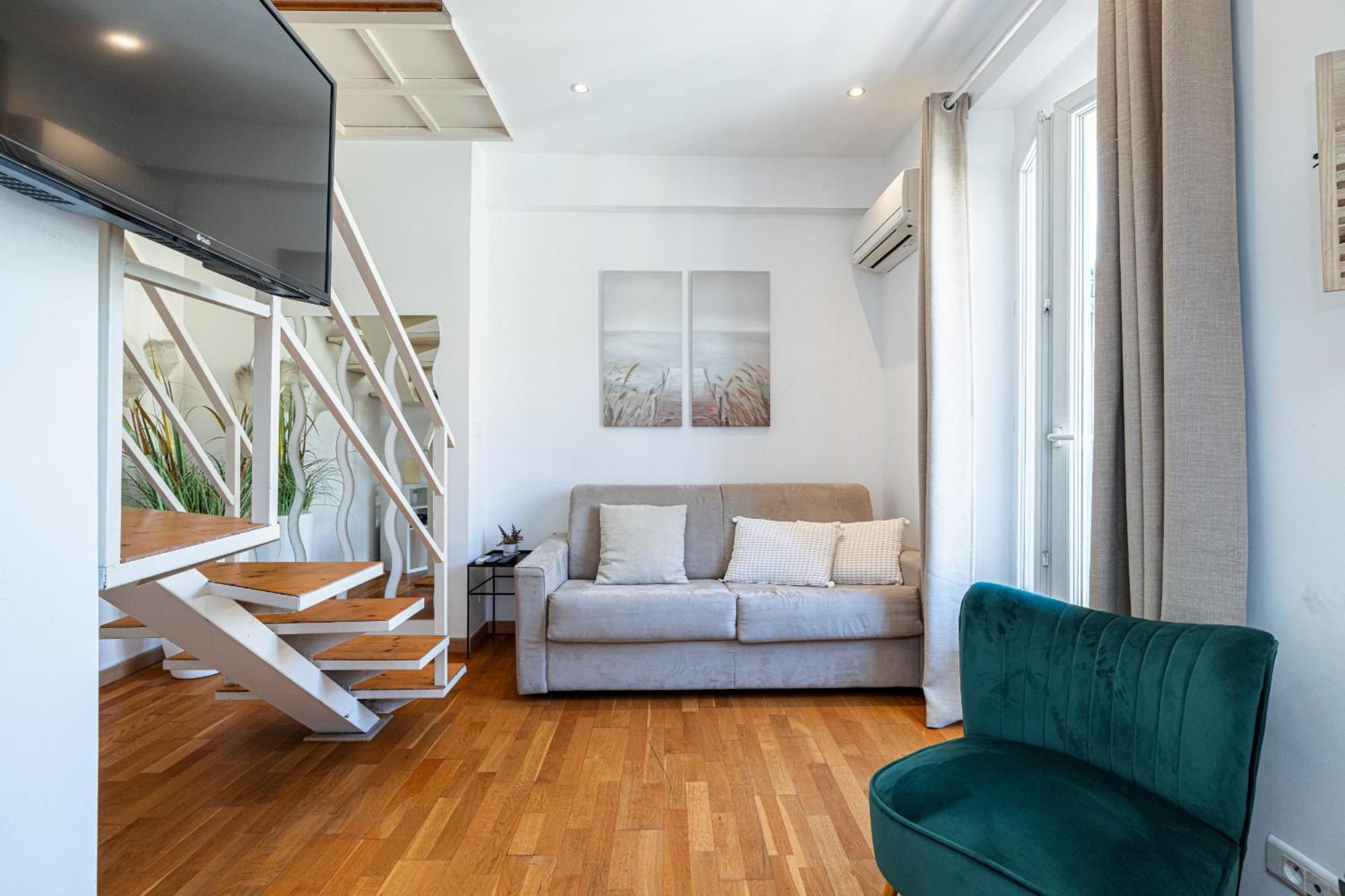Апартаменты Massena Street - 1 Bdr Duplex With Ac & Parking Ницца Экстерьер фото