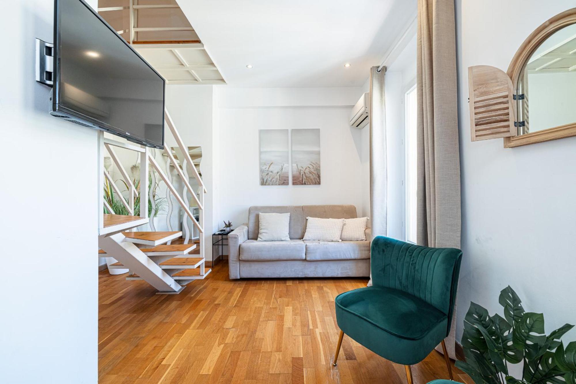 Апартаменты Massena Street - 1 Bdr Duplex With Ac & Parking Ницца Экстерьер фото