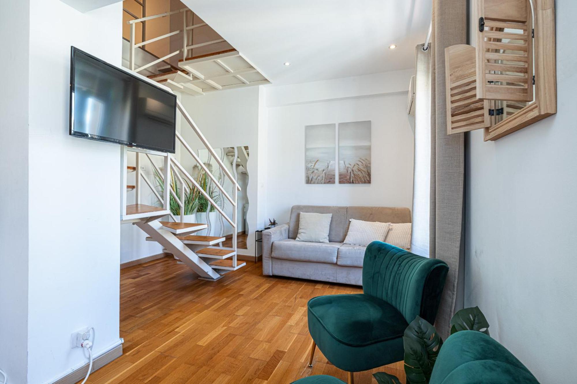 Апартаменты Massena Street - 1 Bdr Duplex With Ac & Parking Ницца Экстерьер фото