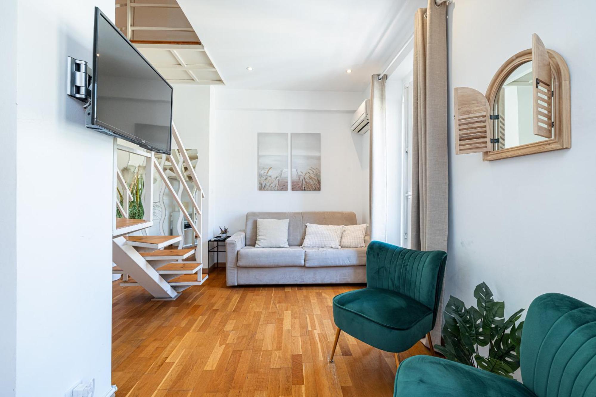 Апартаменты Massena Street - 1 Bdr Duplex With Ac & Parking Ницца Экстерьер фото