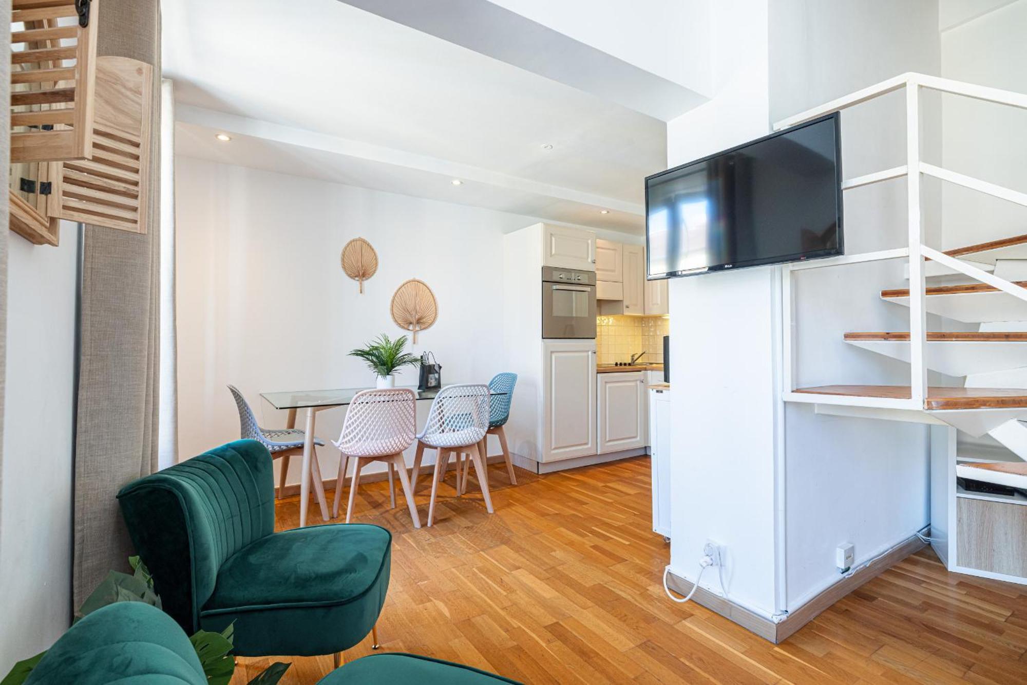 Апартаменты Massena Street - 1 Bdr Duplex With Ac & Parking Ницца Экстерьер фото